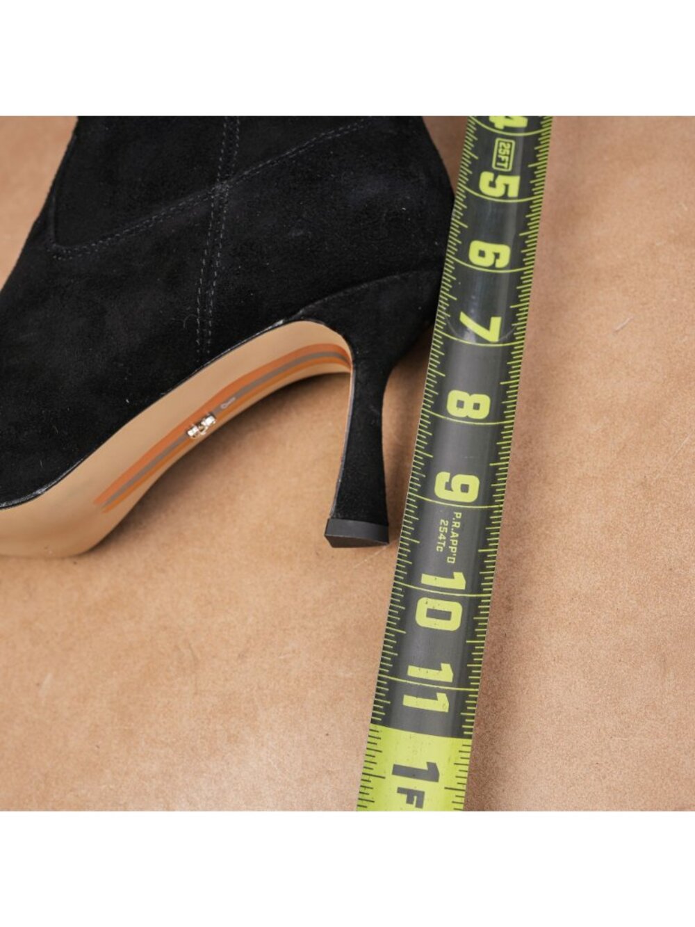 Sam Edelman Women Moe Black Suede Boho Festival Western Heel Boots sz 8 - Picture 8 of 9